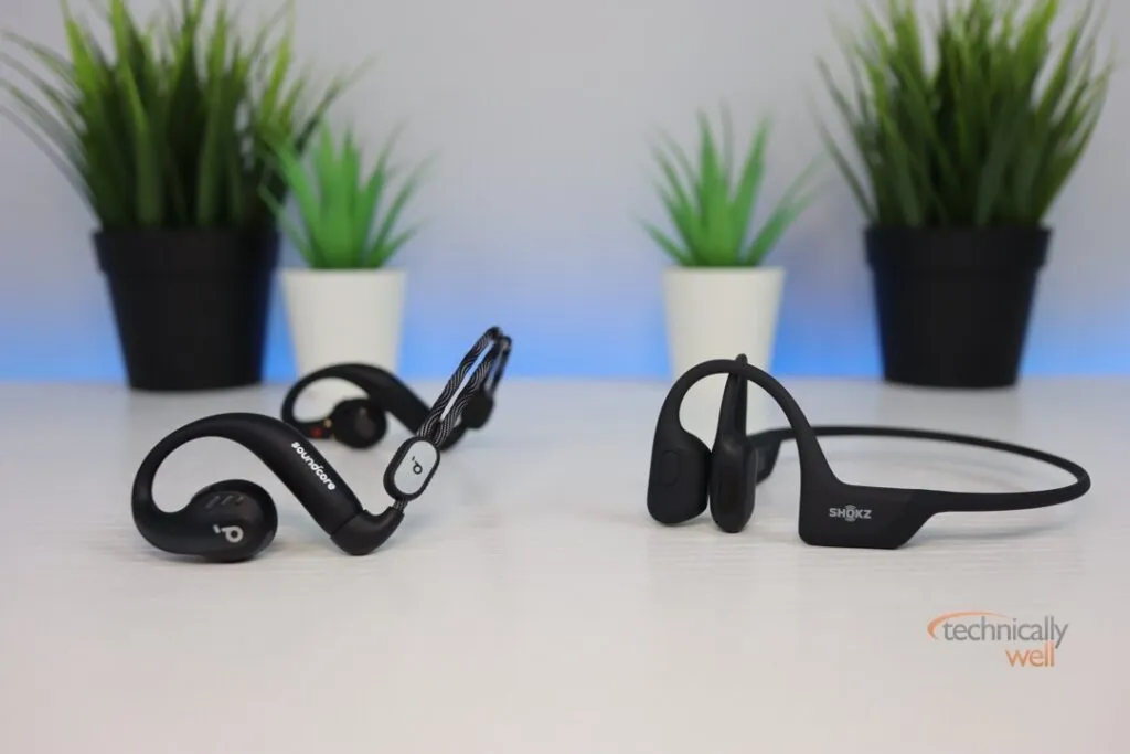 Soundcore AeroFit Pro headphones  vs AfterShokz OpenRun Pro