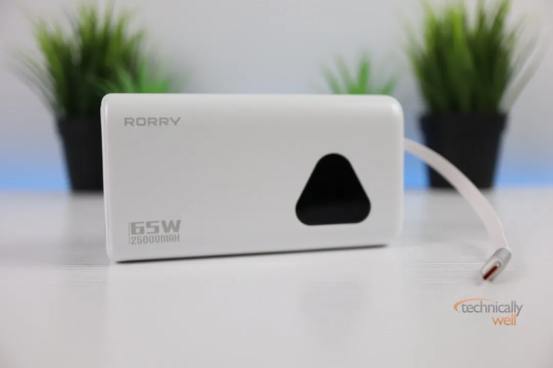 RORRY 25000mAh 65W Laptop Power Bank