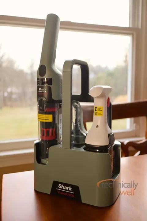 Shark StainForce Cordless Spot Cleaner in Caddy